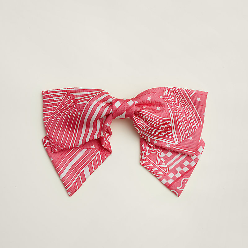 Hermes バレッタ \"Sangles en Zigzag Bandana\" Grenelle PM hair Sangles en Zigzag Bandana
